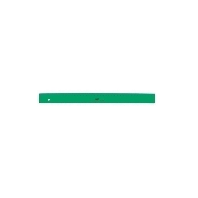 800040-REGLA SAFTA 40 CENTIMETROS VERDE precio por 20 unidades