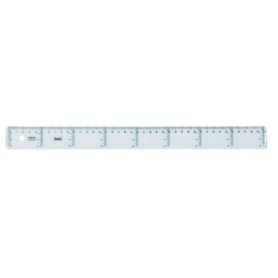 400940-REGLA CRISTAL SAFTA 40 CENTIMETROS precio por 20 unidades