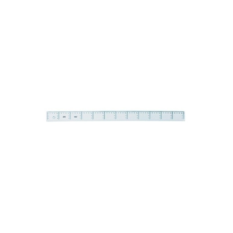 400960-REGLA CRISTAL SAFTA 60 CENTIMETROS precio por 20 unidades