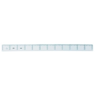 400960-REGLA CRISTAL SAFTA 60 CENTIMETROS precio por 20 unidades