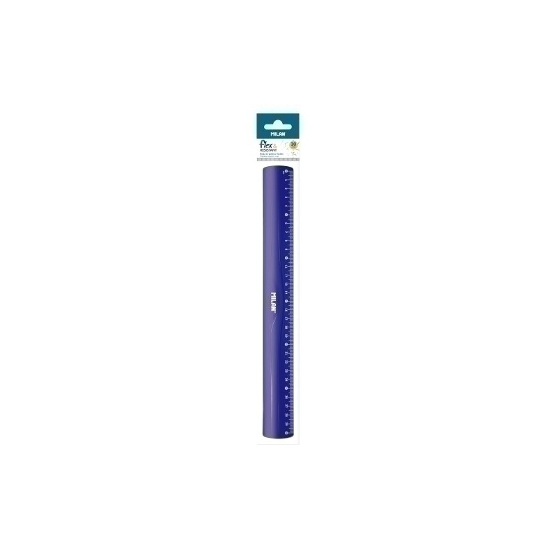 353801-REGLA MILAN FLEX RESINSTANT 30 CMS AZUL precio por 1 unidades