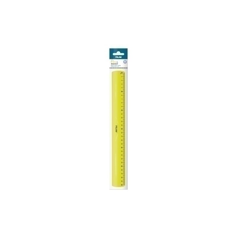 353801Y-REGLA MILAN FLEX RESINSTANT 30 CMS AMAR. precio por 1 unidades