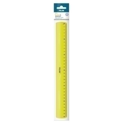 353801Y-REGLA MILAN FLEX RESINSTANT 30 CMS AMAR. precio por 1 unidades