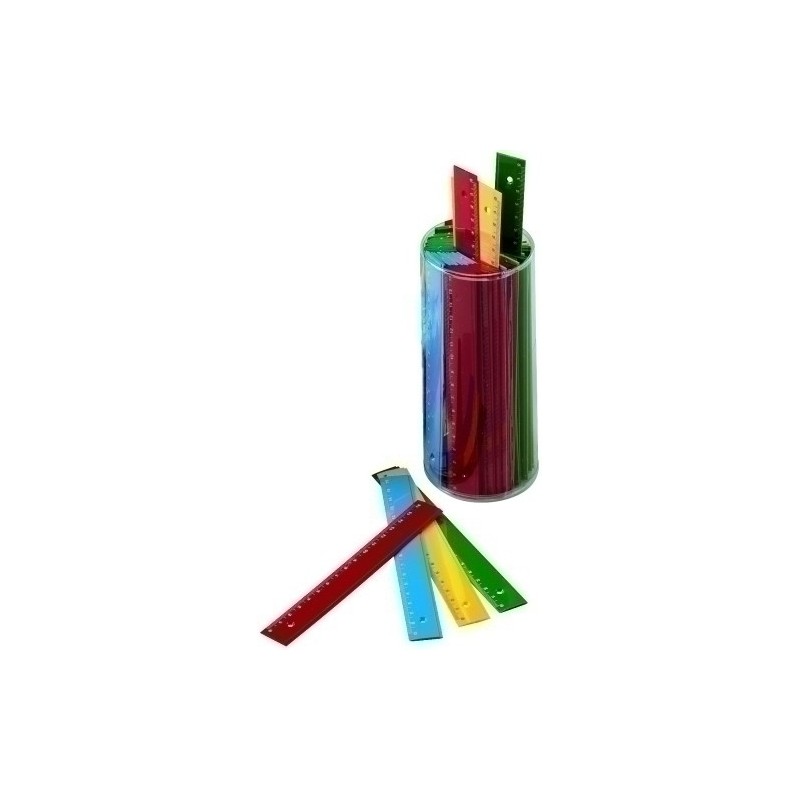 816-00-REGLAS FAIBO PLASTICO OPACAS 16cm B/100 precio por 1 unidades