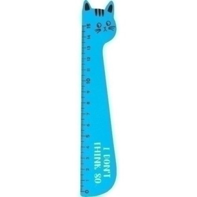 89613-REGLA MADERA CENTRUM 15 CM GATO SURTIDO precio por 24 unidades