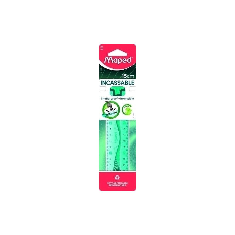 244060-REGLA MAPED 15 CMS IRROMPIBLE FLEX precio por 1 unidades