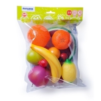 30581-BOLSA MINILAND 15 PIEZAS FRUTA SURTIDAS precio por 1 unidades