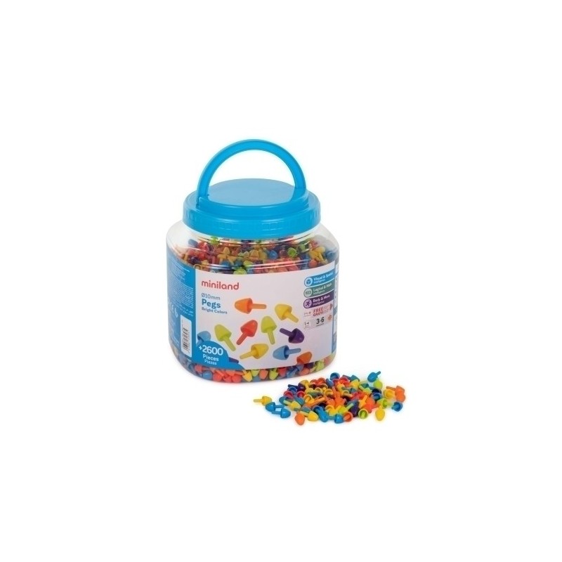 31847-BOTE DE 2600 PEGS DE 10mm precio por 1 unidades