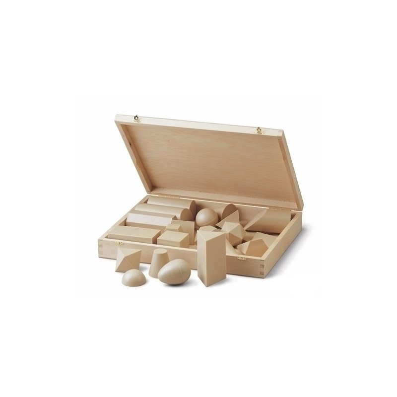 825-JUEGO DIDAC. ESTUCHE CUERPOS GEOMETRICOS precio por 1 unidades