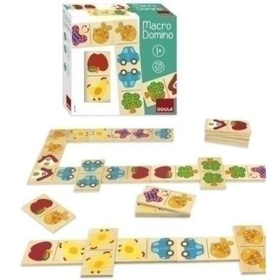 53327-JUEGO DOMINO GOULA MACRO DOMINO 28 PIEZA precio por 1 unidades