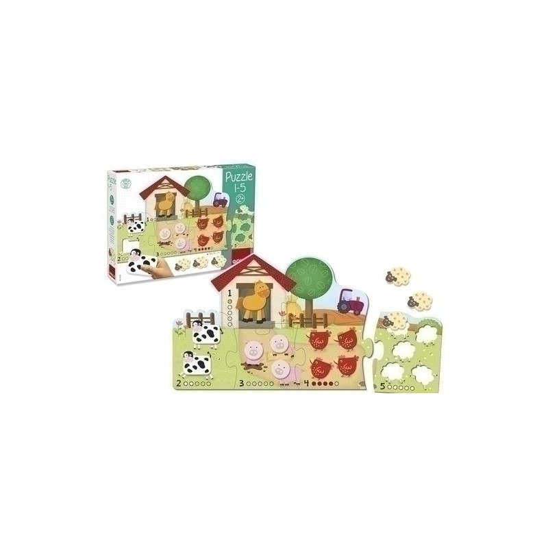 53438-PUZZLE GOULA GIGANTE 1-5 21 PIEZAS precio por 1 unidades