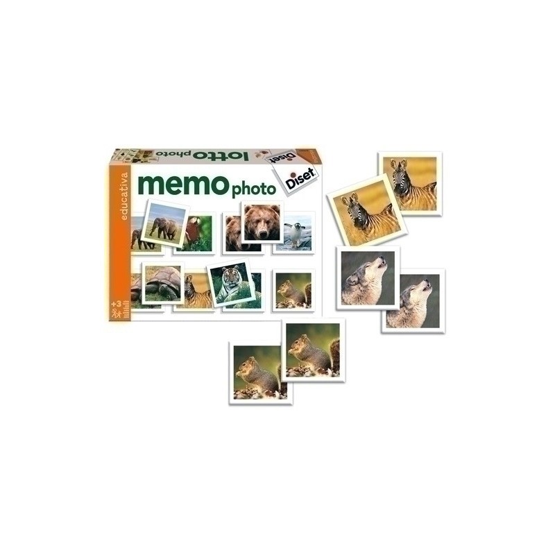 68941-JUEGO EDUC. DISET FICHAS MEMO PHOTO precio por 1 unidades