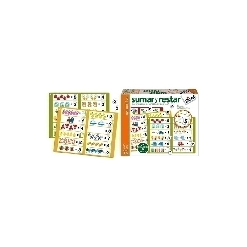 68954/63731-JUEGO EDUC. DISET SUMAR Y RESTAR precio por 1 unidades