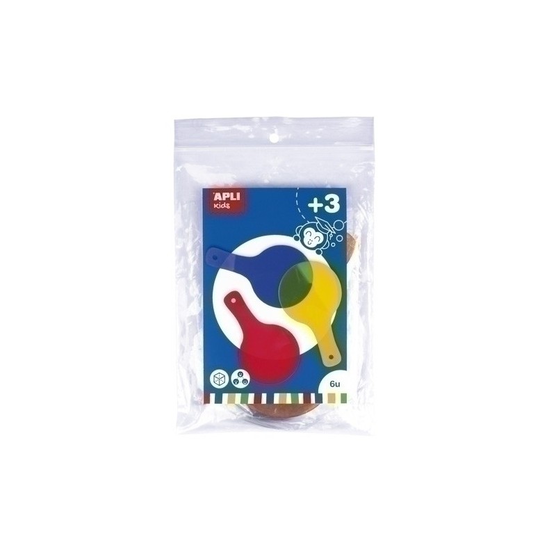17487-JUEGO EDUC. APLI PALETAS DE COLORES 6 UD precio por 1 unidades