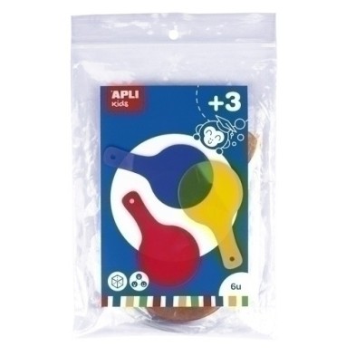 17487-JUEGO EDUC. APLI PALETAS DE COLORES 6 UD precio por 1 unidades