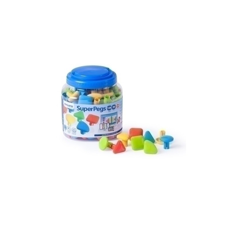 95022-JUEGO MINILAND SUPERPEGS COL.BRILLANTES precio por 1 unidades