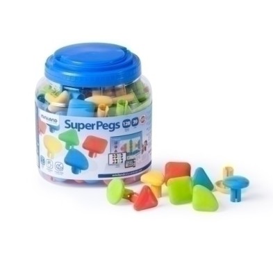 95022-JUEGO MINILAND SUPERPEGS COL.BRILLANTES precio por 1 unidades