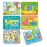 95023-JUEGO MINILAND SUPERPEGS ANIMALES P/6 precio por 1 unidades