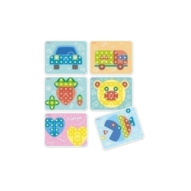 95025-JUEGO MINILAND SUPERPEGS CIUDAD P/6 precio por 1 unidades