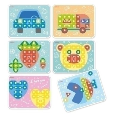 95025-JUEGO MINILAND SUPERPEGS CIUDAD P/6 precio por 1 unidades