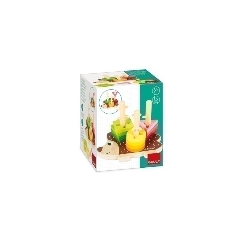 53158-JUEGO EDUC. GOULA ERIZO APILABLE precio por 1 unidades