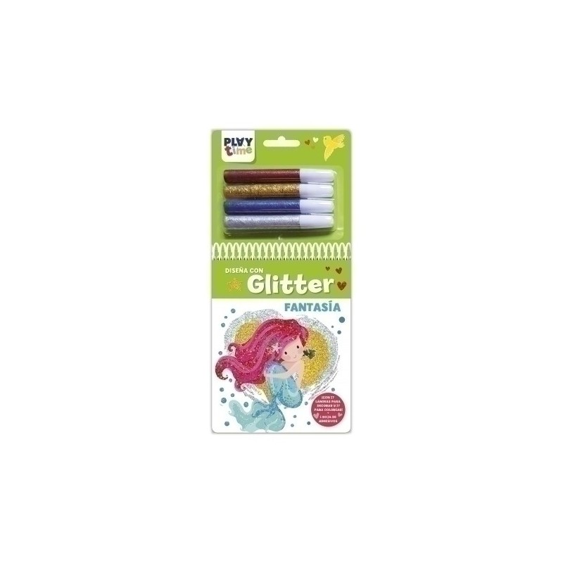 PTL002-JGO.IMAGILAND PLAYTIME DISEÑA C/GLITTER precio por 1 unidades