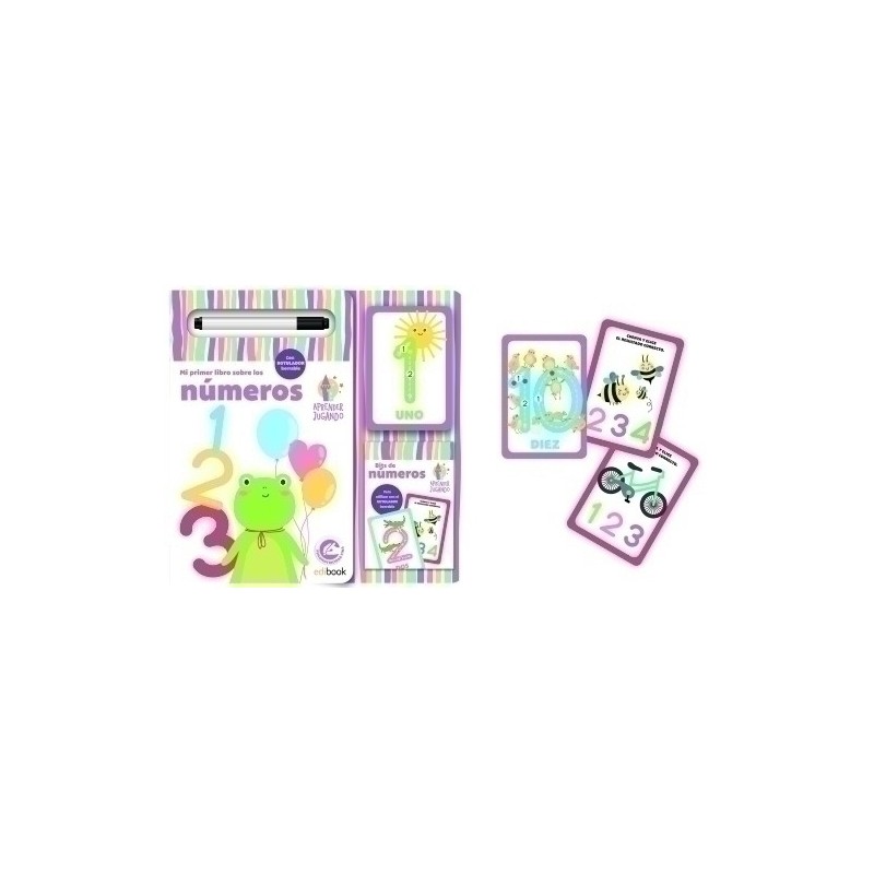 EDI0141-2-JGO.IMAGILAND LIBRO CARTON + BITS NUMERO precio por 1 unidades