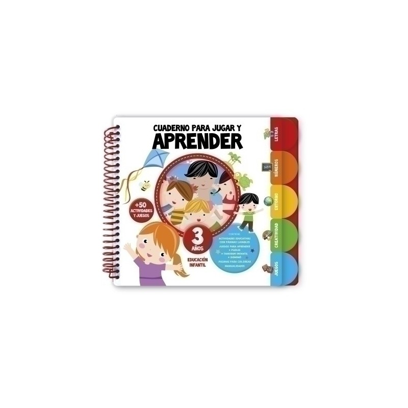 BOE001-JGO.IMAGILAND CUADERNO JUGAR/APRENDER 3 precio por 1 unidades