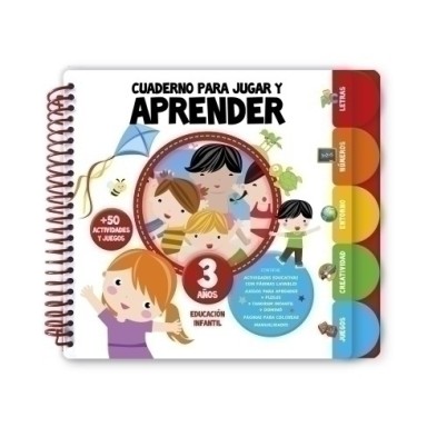 BOE001-JGO.IMAGILAND CUADERNO JUGAR/APRENDER 3 precio por 1 unidades