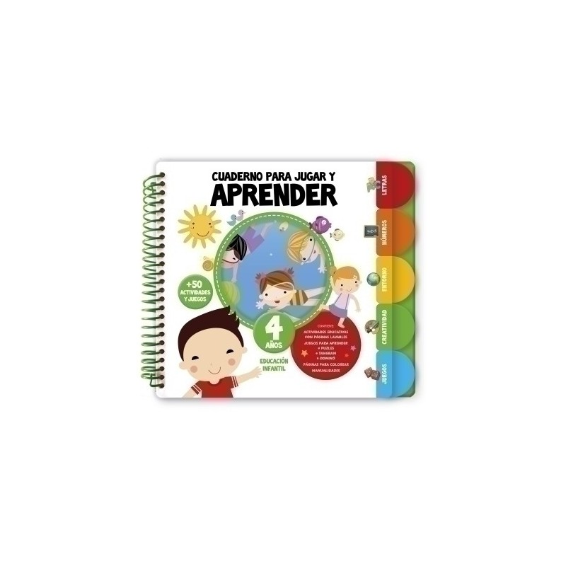 BOE002-JGO.IMAGILAND CUADERNO JUGAR/APRENDER 4 precio por 1 unidades