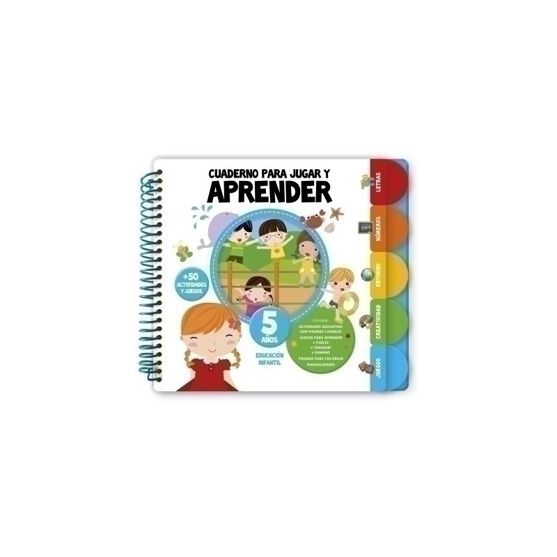 BOE003-JGO.IMAGILAND CUADERNO JUGAR/APRENDER 5 precio por 1 unidades