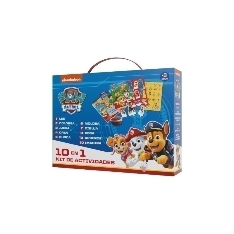 PTC009-JGO.IMAGILAND MALETIN 10 EN 1 PATRULLA precio por 1 unidades