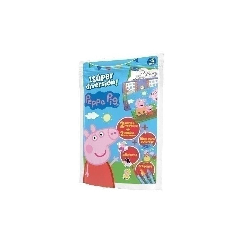 FUB010-JGO.IMAGILAND BOLSA ACTIVIDADES PEPA PIG precio por 1 unidades