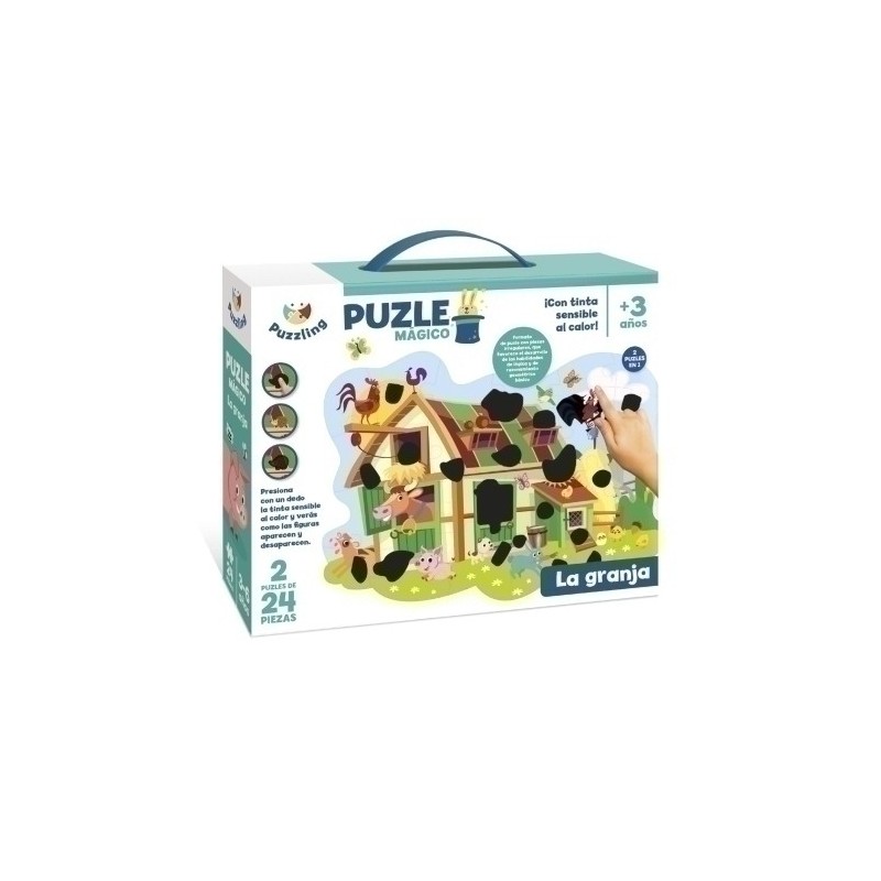 PUM004-JGO.IMAGILAND PUZLE MAGICO LA GRANJA precio por 1 unidades