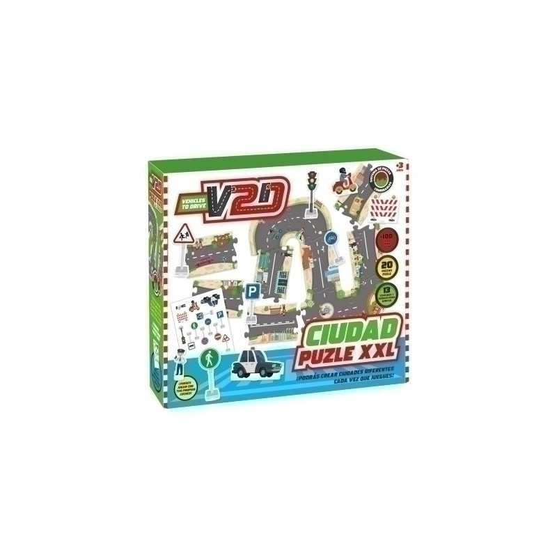 V2D001-JGO.IMAGILAND PUZLE XXL INFINITO CIUDAD precio por 1 unidades