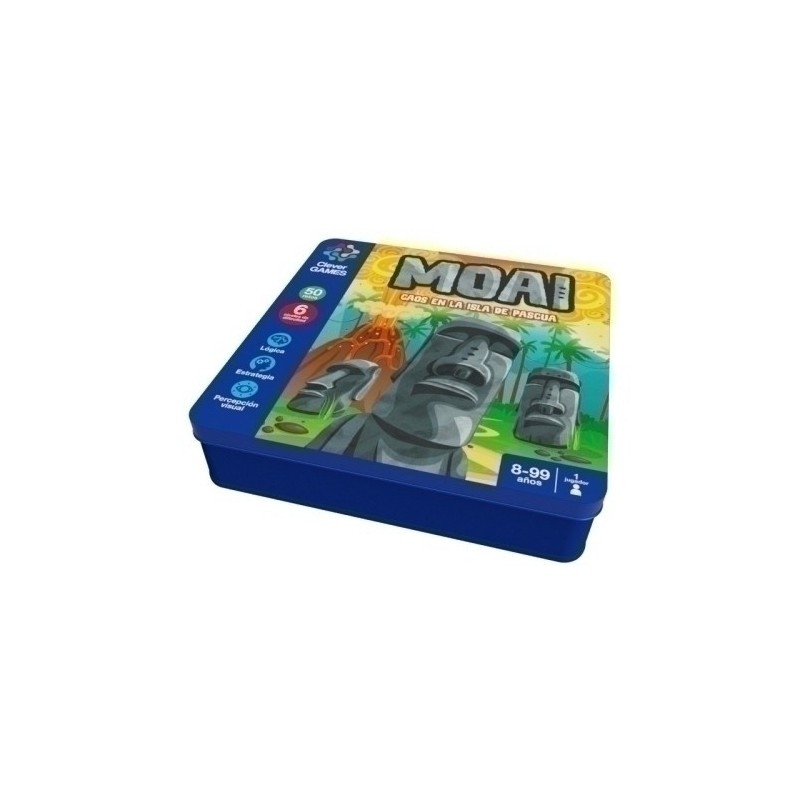 CGM003-JGO.IMAGILAND INTELIGENTES MOAI C/METAL precio por 1 unidades