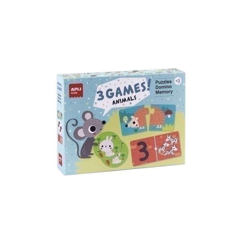 18798-JUEGO APLI KIDS 3 EN 1 GAMES ANIMALES precio por 1 unidades