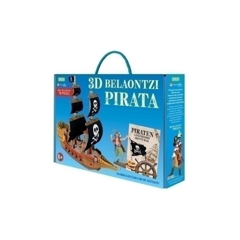 69724-PUZZLE MANOLITO B. PIRATA ONTZIA 3D - EU precio por 1 unidades