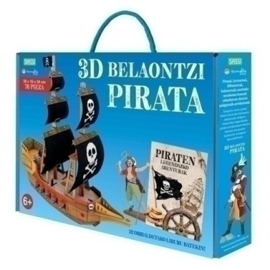69724-PUZZLE MANOLITO B. PIRATA ONTZIA 3D - EU precio por 1 unidades