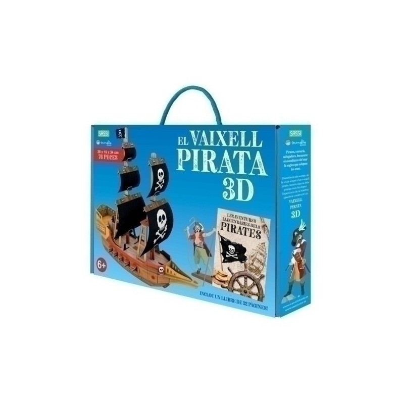 69734-PUZZLE MANOLITO B. VAIXELL PIRATA 3D - C precio por 1 unidades