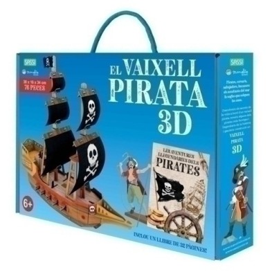 69734-PUZZLE MANOLITO B. VAIXELL PIRATA 3D - C precio por 1 unidades