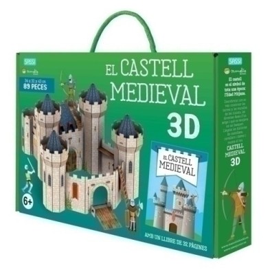 69733-PUZZLE MANOLITO B. CASTELL MEDIEVAL 3D - precio por 1 unidades