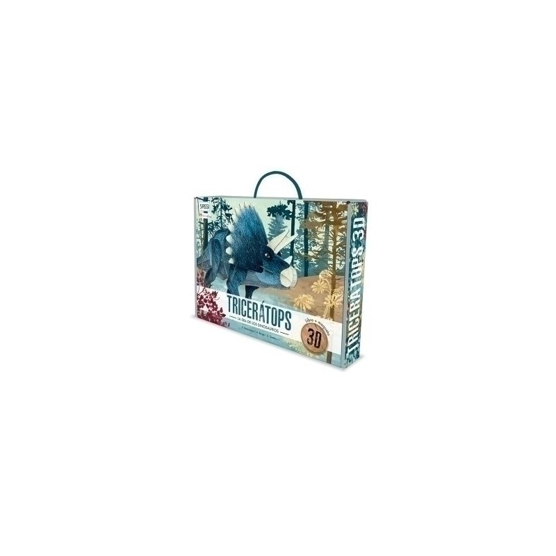 12712-PUZZLE MANOLITO B. TRICERATOPS 3D precio por 1 unidades