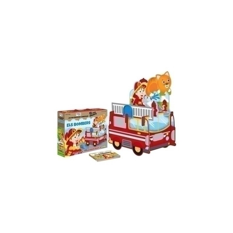 12772-PUZZLE MANOLITO B. ELS BOMBERS 3D - CATA precio por 1 unidades