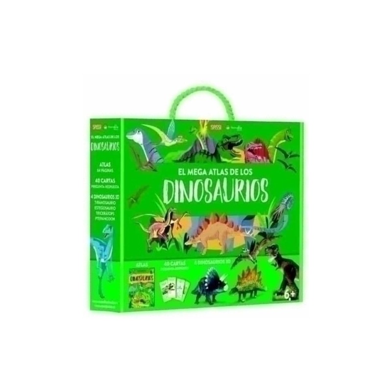 69750-MEGA ATLAS MANOLITO B. DINOSAURIOS precio por 1 unidades