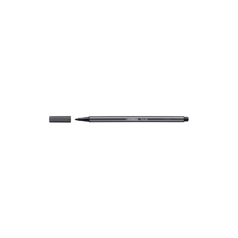 68/97-ROTUL.STABILO PEN 68  GRIS INTENSO precio por 10 unidades