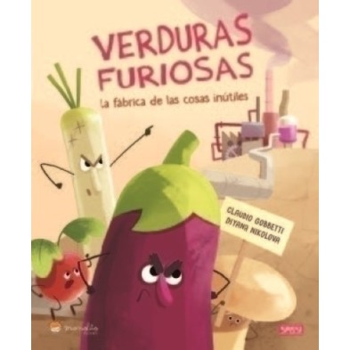 12738-LIBRO ILUS. MANOLITO B. VERDURAS FURIOSA precio por 1 unidades