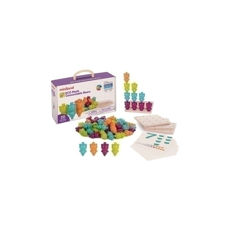 32149-JUEGO ED.MINILAND ECO COLOR BEARS (3-6) precio por 1 unidades