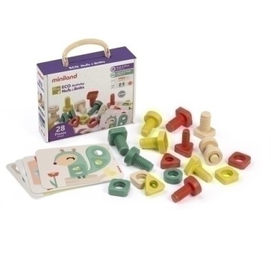 32255-JUEGO ED.MINILAND ECO ACTIV.NUTS&BOLTS precio por 1 unidades