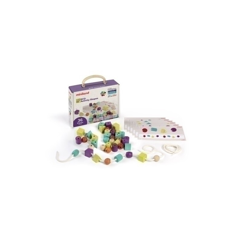 32257-JUEGO ED.MINILAND ECO ACTIVITY SHAPES precio por 1 unidades